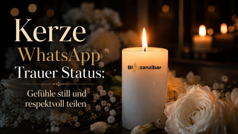 Kerze WhatsApp Trauer Status: Gefühle still und respektvoll teilen